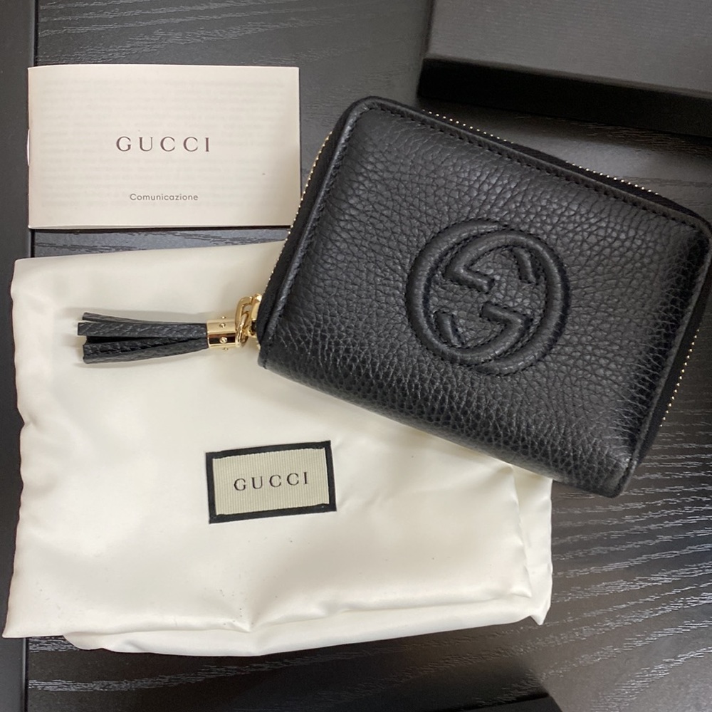 GUCCI SOHO WALLET BLACK BRAND NEW
